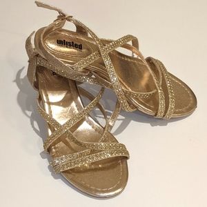 Gold Sandal Shoes